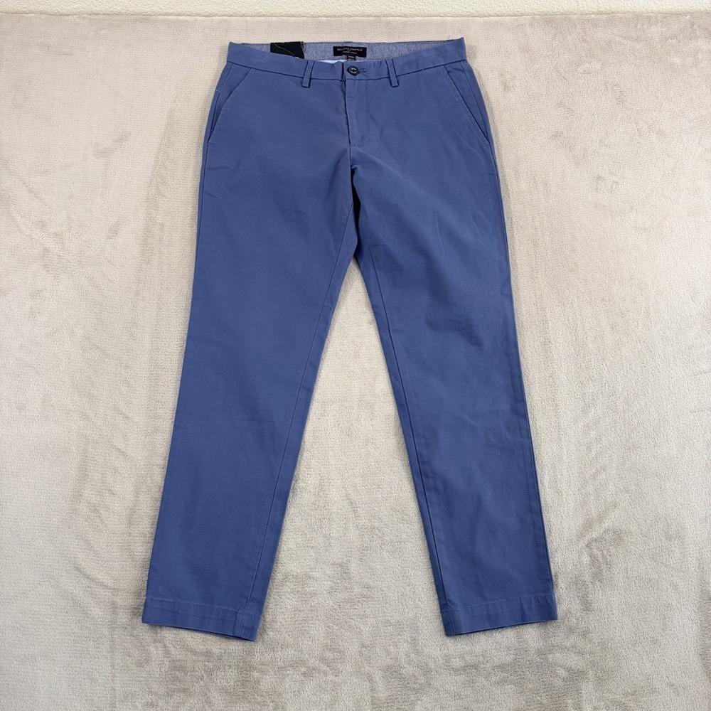 Banana Republic Mason Stretch Chino Pants in Lush Blue Men 31x30 (Fits 32x29)